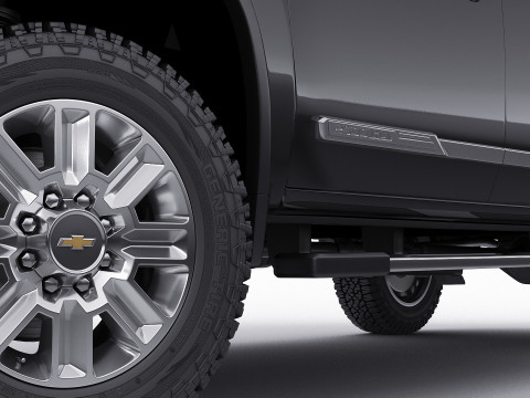 Pick-up Truck Silverado 2500 HD 2024 High Country Modelo 3D