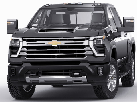 Pick-up Truck Silverado 2500 HD 2024 High Country Modelo 3D