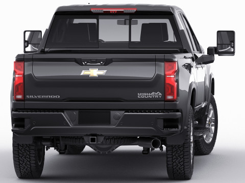 Pick-up Truck Silverado 2500 HD 2024 High Country Modelo 3D