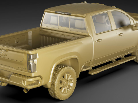 Pick-up Truck Silverado 2500 HD 2024 High Country Modelo 3D