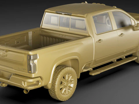 Pick-up Silverado 2500 HD 2024 High Country Modello 3D