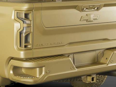 Pick-up Silverado 2500 HD 2024 High Country Modello 3D