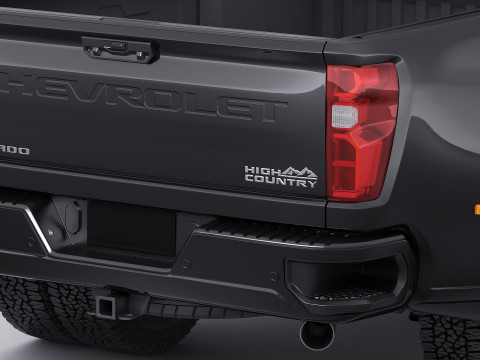 Pick-up Silverado 3500 HD Dually 2024 High Country Model 3D