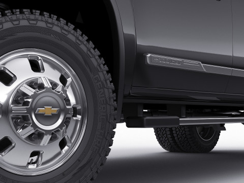 Pick-up Silverado 3500 HD Dually 2024 High Country Model 3D
