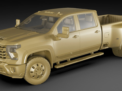 Pick-up Silverado 3500 HD Dually 2024 High Country Model 3D