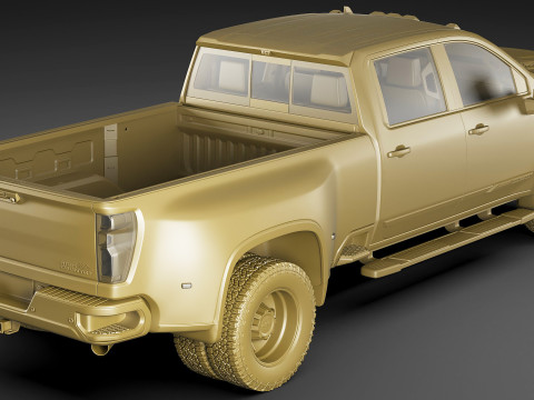 Pick-up Silverado 3500 HD Dually 2024 High Country Model 3D