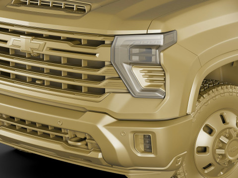 Pick-up Silverado 3500 HD Dually 2024 High Country Model 3D