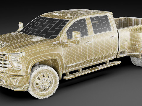 Pick-up Silverado 3500 HD Dually 2024 High Country Model 3D