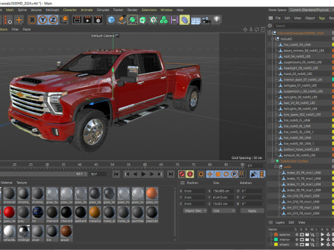 Pick-up Silverado 3500 HD Dually 2024 High Country Model 3D