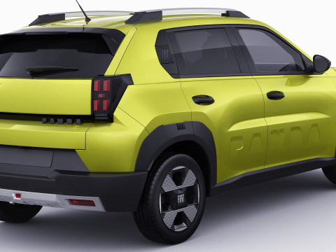 Fiat Grande Panda 2025 3D Модель