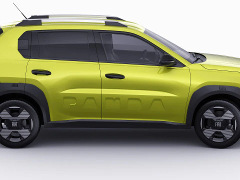 Fiat Grande Panda 2025 3D Model