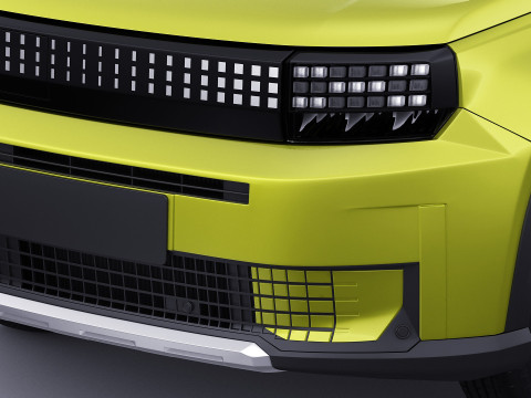 Fiat Grande Panda 2025 3D Модель
