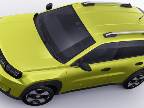 Fiat Grande Panda 2025 3D Модель