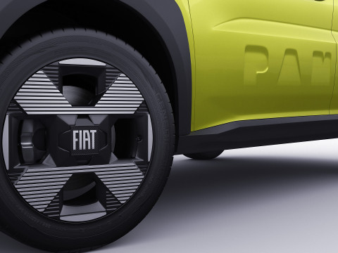 Fiat Grande Panda 2025 3D Модель