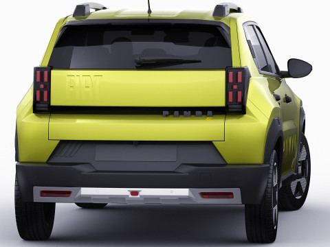 Fiat Grande Panda 2025 3D Модель