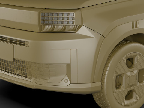 Fiat Grande Panda 2025 3D Модель