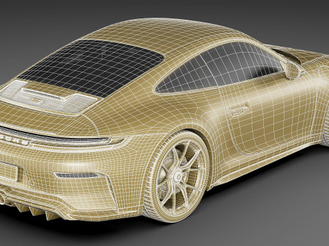 Porsche 911 GT3 Touring 2025 3Dモデル