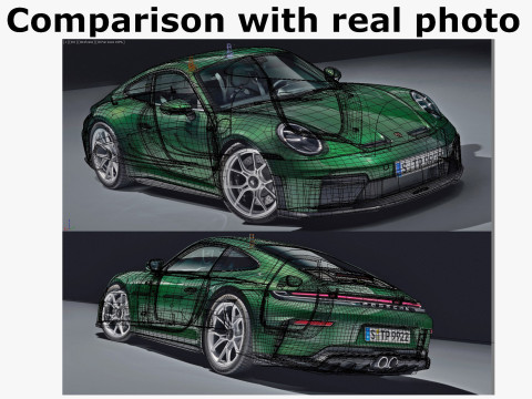 Porsche 911 GT3 Touring 2025 3Dモデル