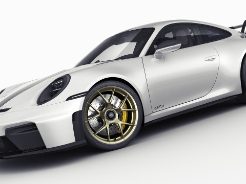 Porsche 911 GT3 Weissach 2025 Model 3D