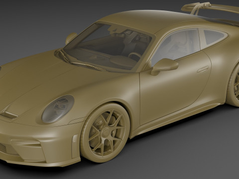 Porsche 911 GT3 Weissach 2025 Model 3D