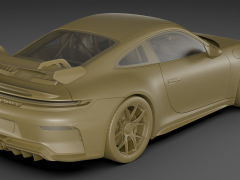 Porsche 911 GT3 Weissach 2025 Model 3D