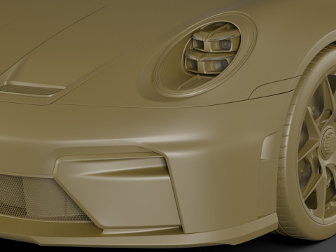 Porsche 911 GT3 Weissach 2025 Model 3D