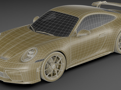 Porsche 911 GT3 Weissach 2025 Model 3D