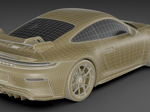 Porsche 911 GT3 Weissach 2025 Model 3D
