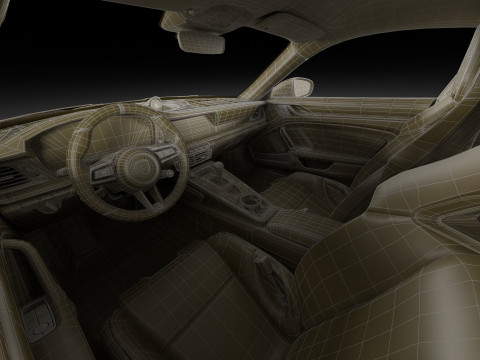 Porsche 911 GT3 Weissach 2025 Model 3D