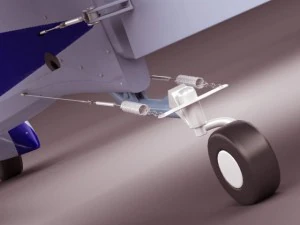 propeller airplane rwd5 3D Model
