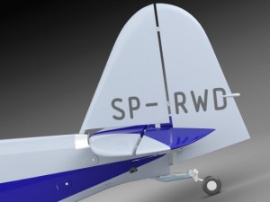 propeller airplane rwd5 3D मॉडल