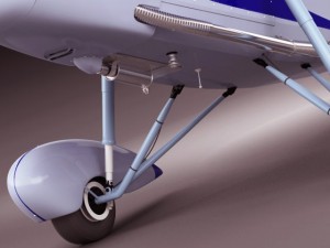 propeller airplane rwd5 3D मॉडल