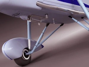 propeller airplane rwd5 3D Model