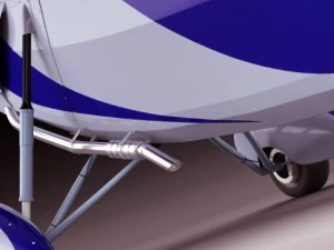 propeller airplane rwd5 3D Model