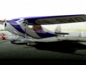 propeller airplane rwd5 3D Model