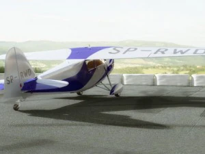 propeller airplane rwd5 3D Model