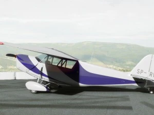 propeller airplane rwd5 3D Model