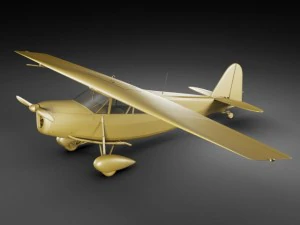 propeller airplane rwd5 3D Model