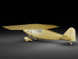 propeller airplane rwd5 3D Model