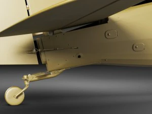 propeller airplane rwd5 3D Model