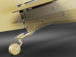 propeller airplane rwd5 3D Model