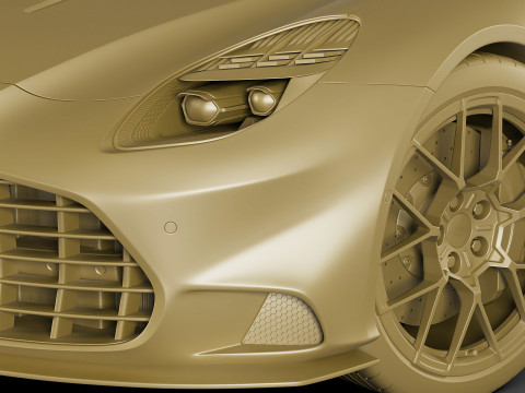 Aston Martin Vanquish 2025 3D 模型