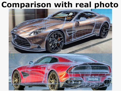 Aston Martin Vanquish 2025 3D Model