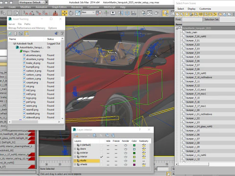 Aston Martin Vanquish 2025 3D Model