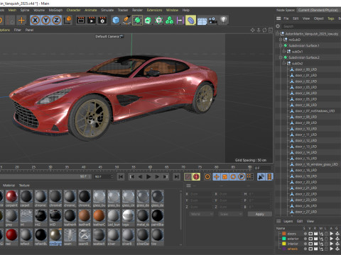 Aston Martin Vanquish 2025 3D 模型