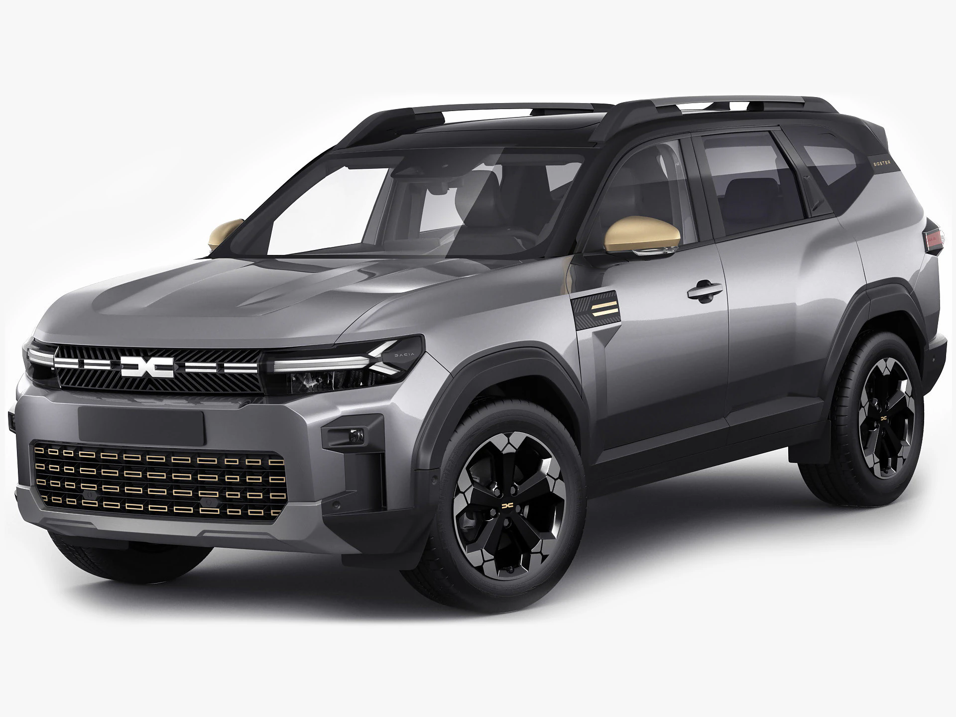 Dacia Bigster 2025 3D Model .c4d .max .obj .3ds .fbx .stl .blend 