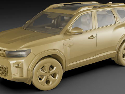 Dacia Bigster 2025 3Dモデル