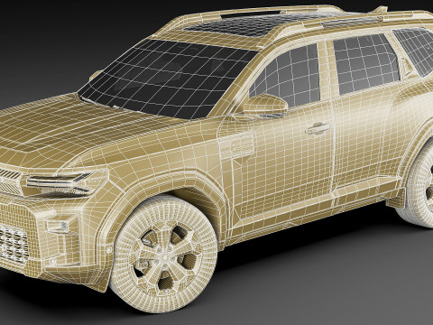 Dacia Bigster 2025 3Dモデル