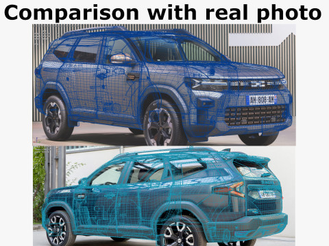 Dacia Bigster 2025 3Dモデル