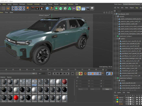 Dacia Bigster 2025 3D Model